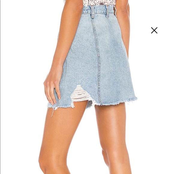 Free People | Wrap Denim Skirt | NWT - Picture 3 of 7